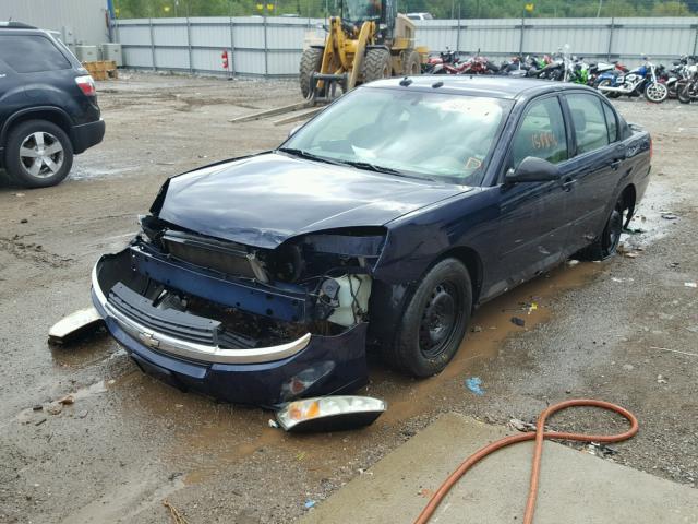 1G1ZT54805F232977 - 2005 CHEVROLET MALIBU LS Mavi foto 2