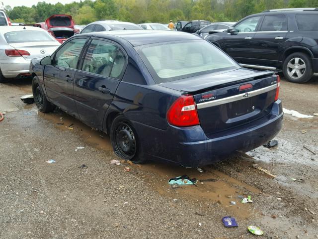1G1ZT54805F232977 - 2005 CHEVROLET MALIBU LS Mavi foto 3