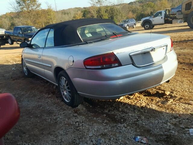 1C3EL45R06N282216 - 2006 CHRYSLER SEBRING SILVER photo 3