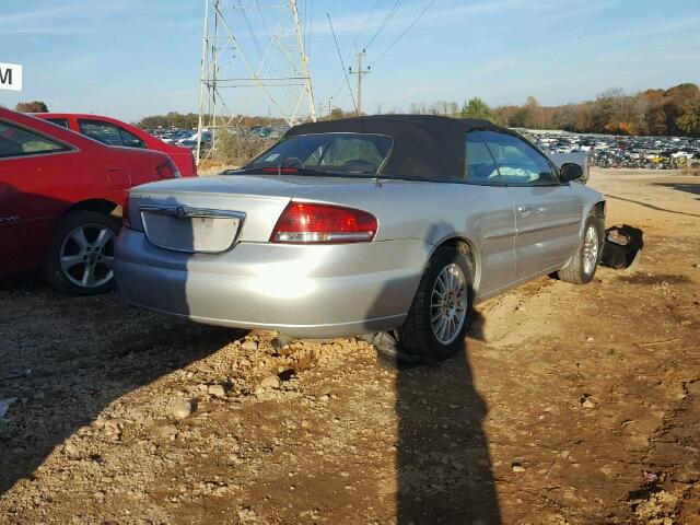 1C3EL45R06N282216 - 2006 CHRYSLER SEBRING SILVER photo 4