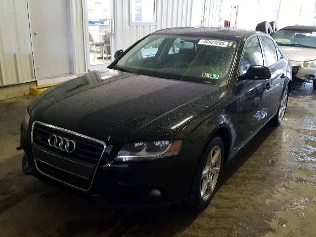 WAULF78K59N018288 - 2009 AUDI A4 2.0T QU BLACK photo 2