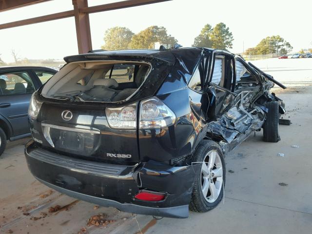 2T2GA31U64C001918 - 2004 LEXUS RX 330 BLACK photo 4