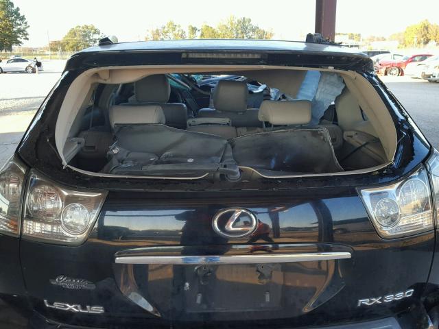 2T2GA31U64C001918 - 2004 LEXUS RX 330 BLACK photo 9