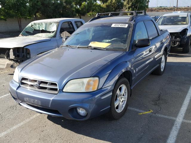 4S4BT62C167100369 - 2006 SUBARU BAJA SPORT BLUE photo 2