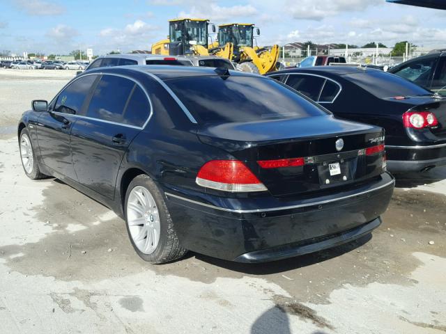 WBAGN63544DS53621 - 2004 BMW 745 BLACK photo 3