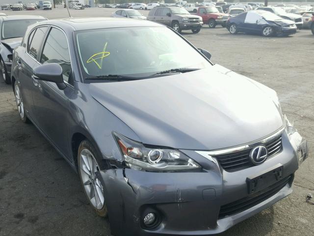 JTHKD5BH5D2170912 - 2013 LEXUS CT 200 GRAY photo 1