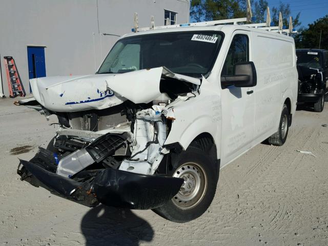 1N6BF0KLXFN804605 - 2015 NISSAN NV 1500 WHITE photo 2