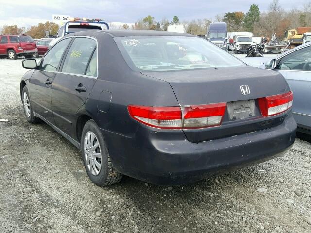 1HGCM56314A102263 - 2004 HONDA ACCORD LX BLACK photo 3