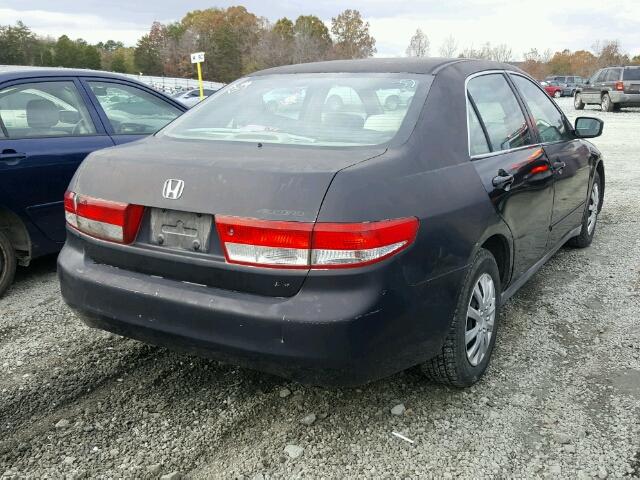 1HGCM56314A102263 - 2004 HONDA ACCORD LX BLACK photo 4