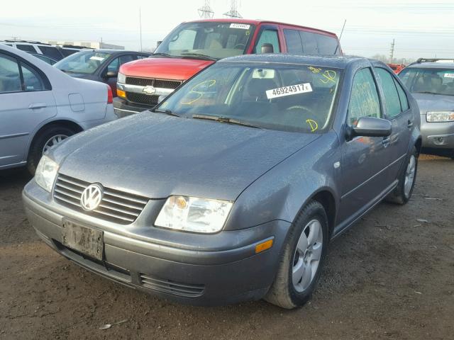 3VWSK69M63M198576 - 2003 VOLKSWAGEN JETTA GLS GRAY photo 2