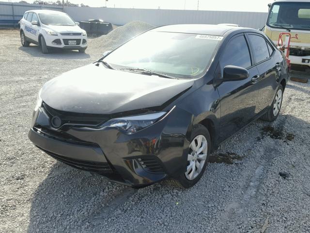 5YFBURHE7EP151450 - 2014 TOYOTA COROLLA L BLACK photo 2