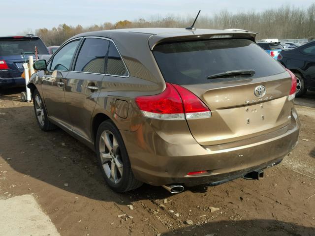 4T3BK11A09U025876 - 2009 TOYOTA VENZA BASE GOLD photo 3