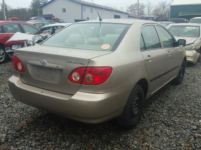 2T1BR32E68C858826 - 2008 TOYOTA COROLLA CE GOLD photo 4