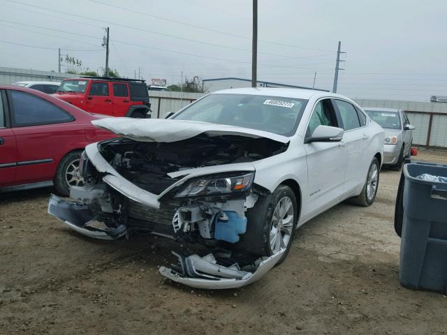 2G1125S32F9185548 - 2015 CHEVROLET IMPALA LT WHITE photo 2