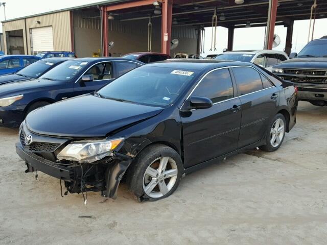 4T1BF1FK8EU756967 - 2014 TOYOTA CAMRY L BLACK photo 2