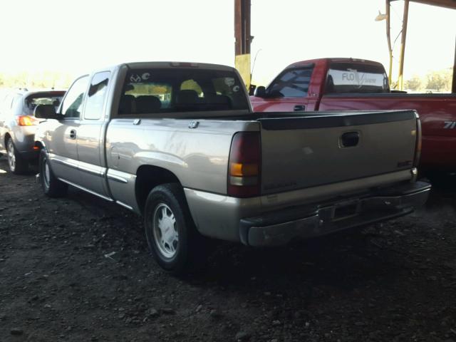 2GTEC19T511279337 - 2001 GMC NEW SIERRA GRAY photo 3