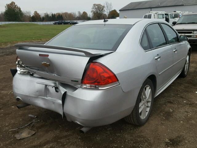 2G1WC5E34C1207574 - 2012 CHEVROLET IMPALA LTZ SILVER photo 4