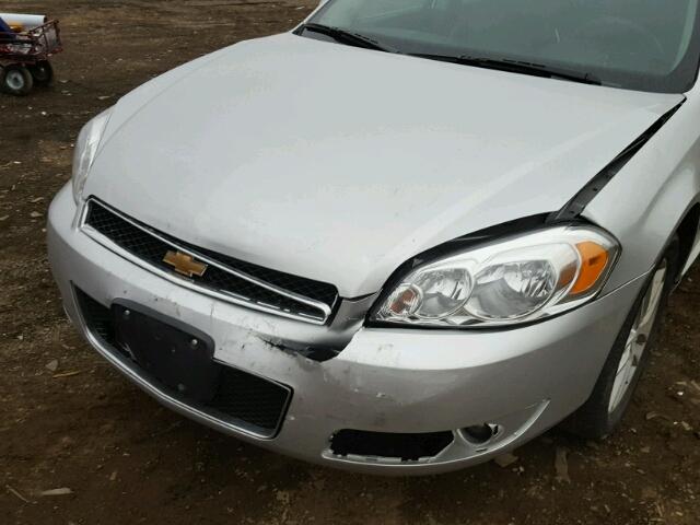 2G1WC5E34C1207574 - 2012 CHEVROLET IMPALA LTZ SILVER photo 9