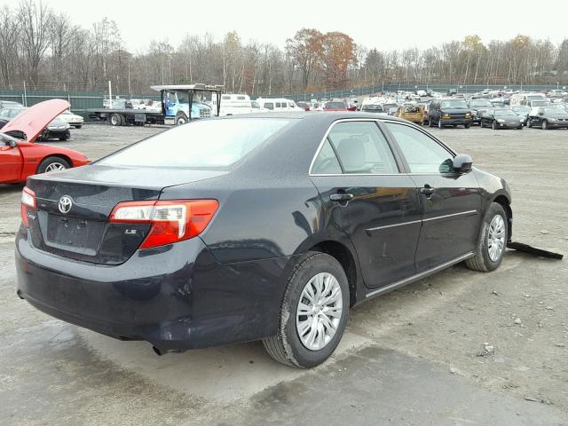 4T4BF1FK6DR288080 - 2013 TOYOTA CAMRY L CHARCOAL photo 4