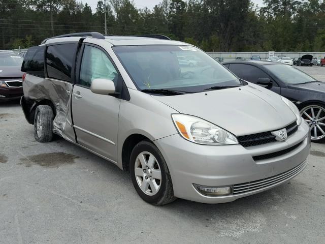 5TDZA22C45S297088 - 2005 TOYOTA SIENNA XLE SILVER photo 1