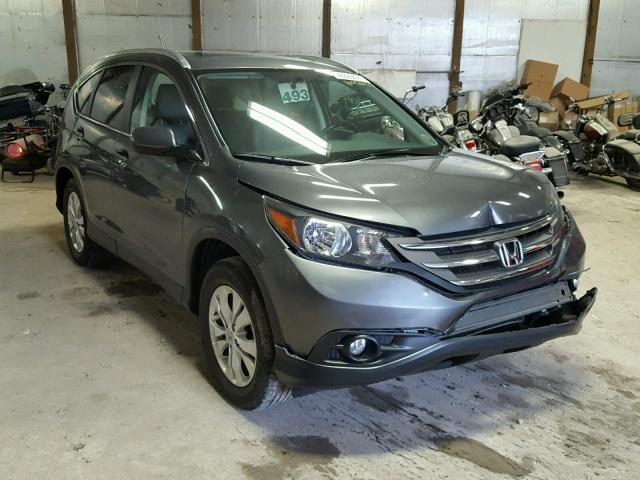 5J6RM4H78CL003813 - 2012 HONDA CR-V EXL GRAY photo 1