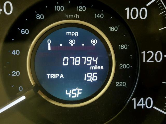 5J6RM4H78CL003813 - 2012 HONDA CR-V EXL 灰色 照片 8