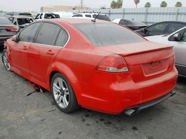 6G2ER57748L988056 - 2008 PONTIAC G8 RED photo 3