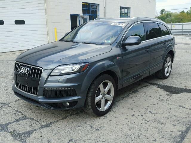 WA1DGAFE1CD008900 - 2012 AUDI Q7 PRESTIG GRAY photo 2