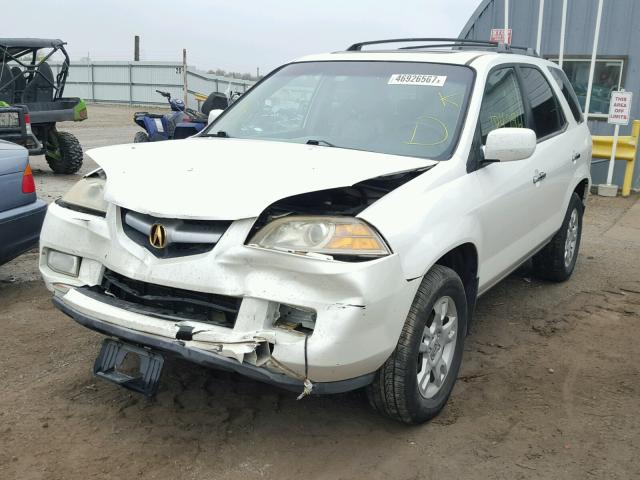 2HNYD18736H530766 - 2006 ACURA MDX TOURIN WHITE photo 2