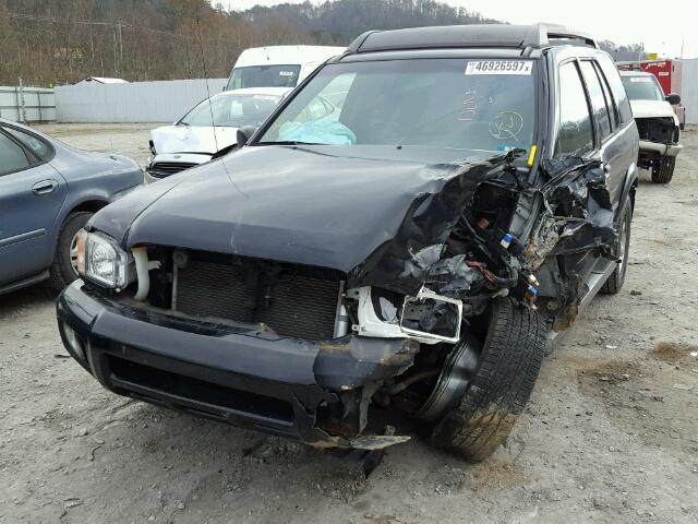 JN8DR09Y44W906224 - 2004 NISSAN PATHFINDER BLACK photo 2