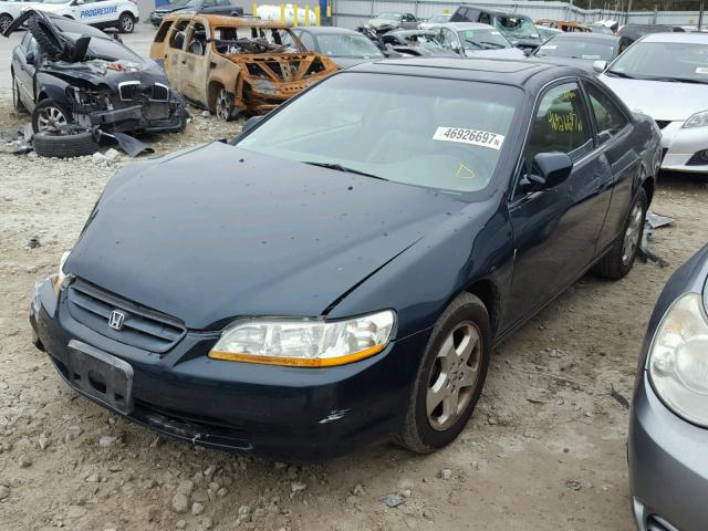 1HGCG2253XA014896 - 1999 HONDA ACCORD EX GREEN photo 2