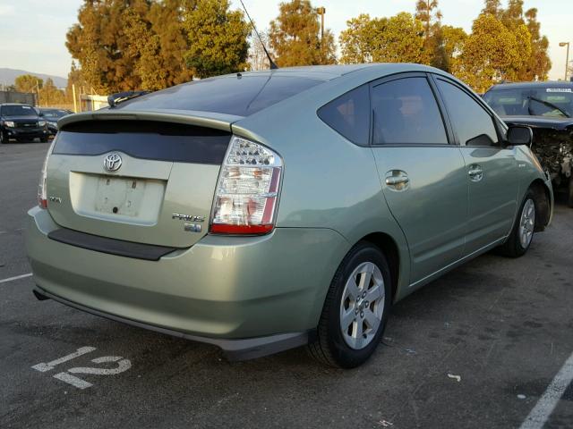 JTDKB20U777606477 - 2007 TOYOTA PRIUS GREEN photo 4