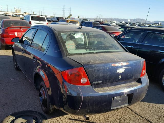 1G1AB5F51A7245311 - 2010 CHEVROLET COBALT LS BLUE photo 3