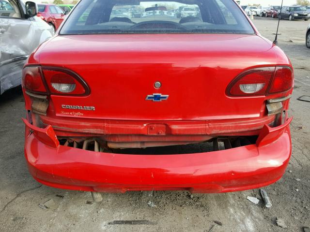 1G1JC524427308560 - 2002 CHEVROLET CAVALIER B RED photo 9