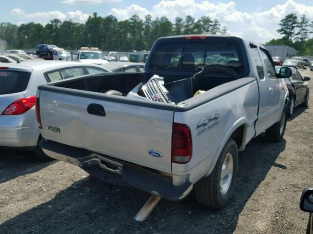 1FTDX18WXVNB55967 - 1997 FORD F150 SILVER photo 4