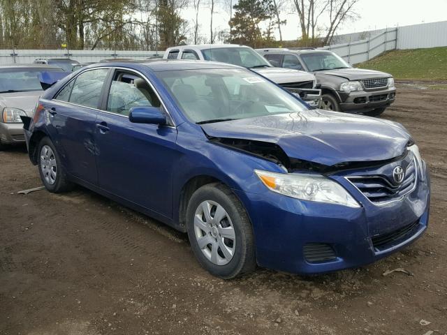 4T4BF3EK7AR040512 - 2010 TOYOTA CAMRY BASE BLUE photo 1