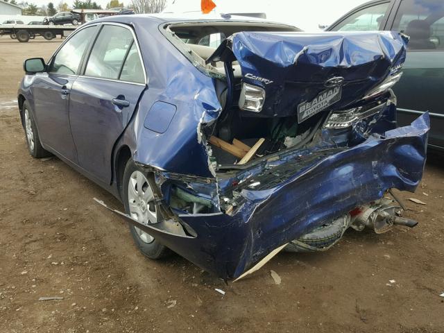 4T4BF3EK7AR040512 - 2010 TOYOTA CAMRY BASE BLUE photo 3