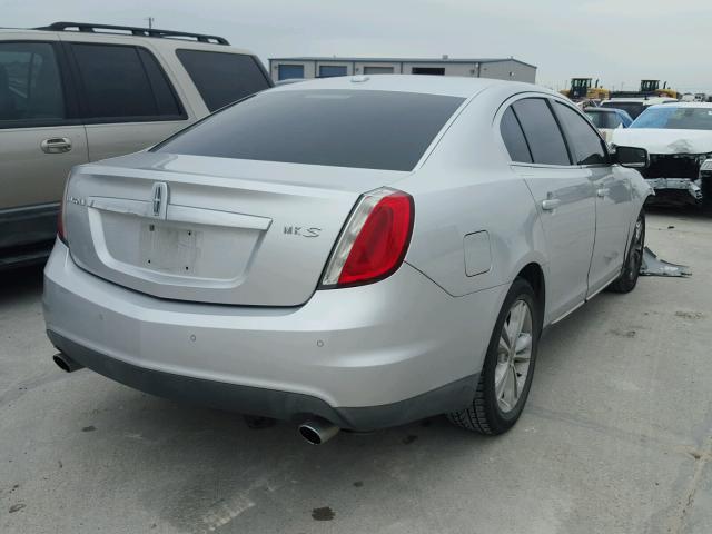 1LNHL9DR3AG606145 - 2010 LINCOLN MKS SILVER photo 4