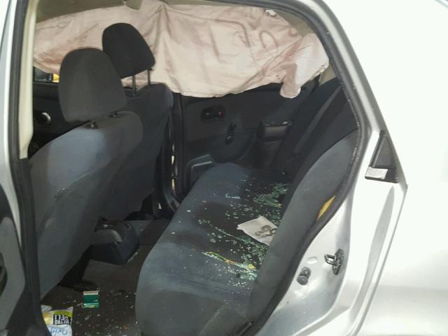 3N1CC1APXBL417429 - 2011 NISSAN VERSA S 银色 照片 6