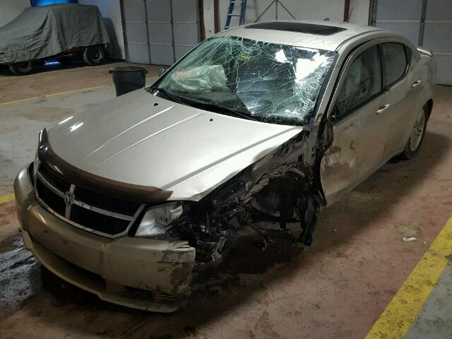 1B3LC56R08N113146 - 2008 DODGE AVENGER SX TAN photo 2