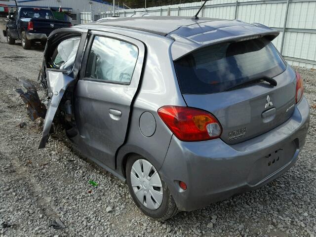 ML32A3HJ5FH052418 - 2015 MITSUBISHI MIRAGE DE GRAY photo 3