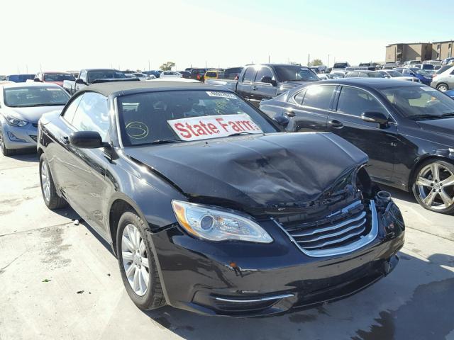 1C3BCBEB8CN126527 - 2012 CHRYSLER 200 TOURIN BLACK photo 1