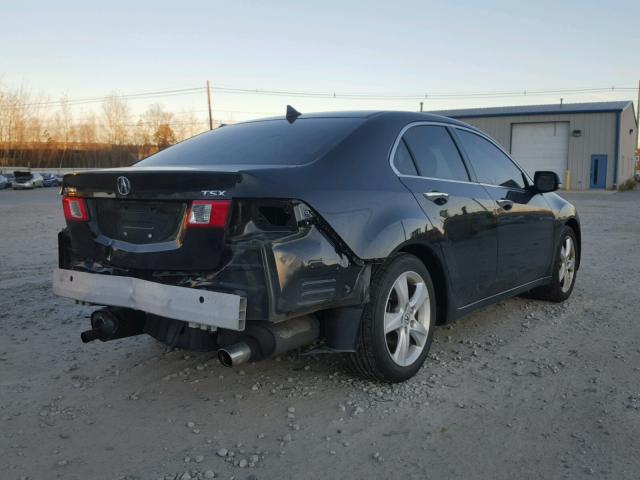 JH4CU2F66AC020650 - 2010 ACURA TSX BLACK photo 4