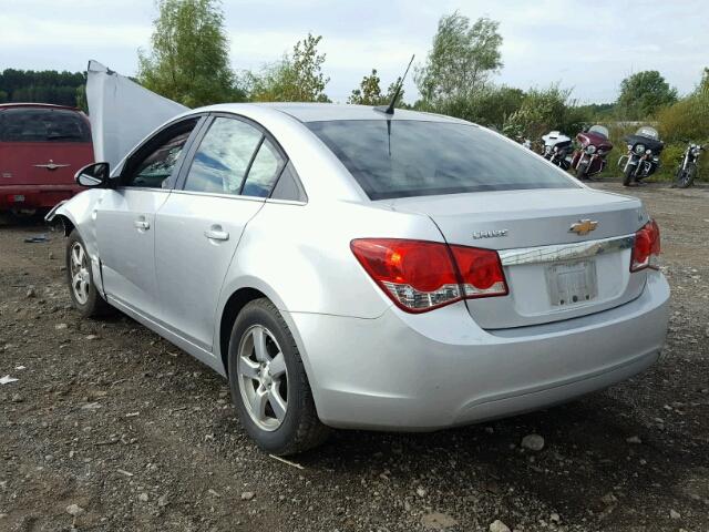 1G1PC5SB5D7168028 - 2013 CHEVROLET CRUZE LT SILVER photo 3