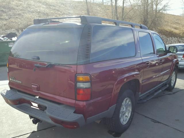 1GNFK16Z56J157310 - 2006 CHEVROLET SUBURBAN K BURGUNDY photo 4