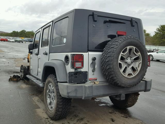 1J4GA69147L112264 - 2007 JEEP WRANGLER R SILVER photo 3