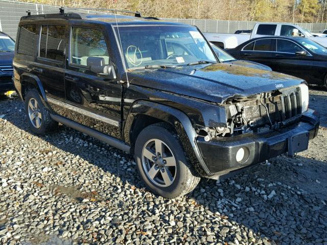 1J8HG48N56C352531 - 2006 JEEP COMMANDER BLACK photo 1