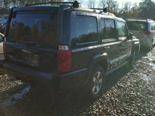 1J8HG48N56C352531 - 2006 JEEP COMMANDER BLACK photo 4