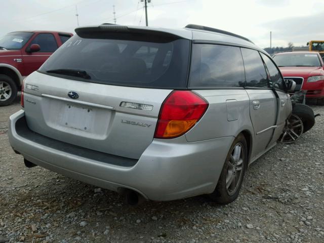 4S3BP616557360969 - 2005 SUBARU LEGACY 2.5 SILVER photo 4