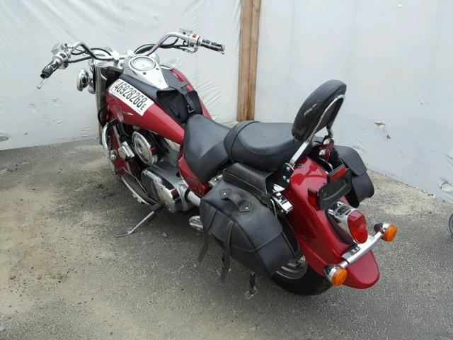 JKBVNKA133A001593 - 2003 KAWASAKI VN1600 A1 RED photo 3